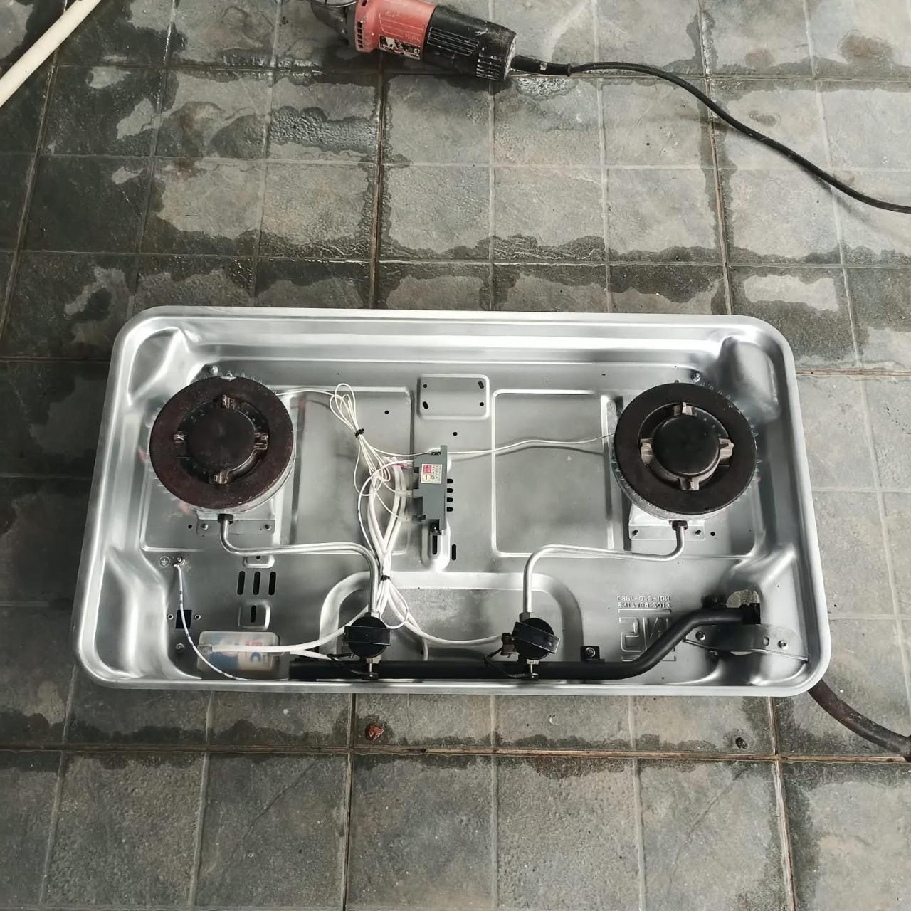Sesudah - Deep Cleaning & Restorasi Kompor Tanam Modena 2 Tungku